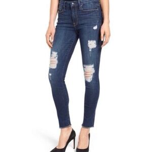 Good American good legs distressed jeans